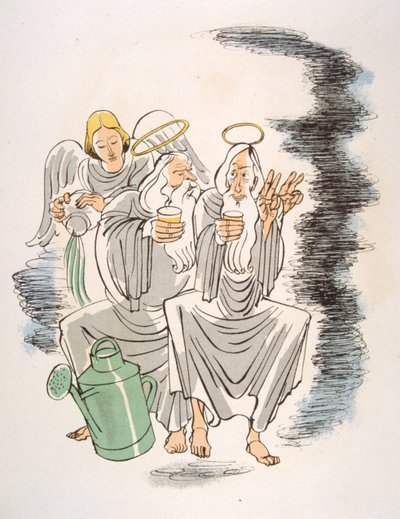 Esprili Şarap İllüstrasyonu 1946. Julien Pavil'in illüstrasyonu by Julien Pavil