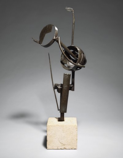 Rüya (Öpücük); Le reve (Le baiser), c.1934 (kahverengi patinalı bronz, taban) by Julio Gonzales