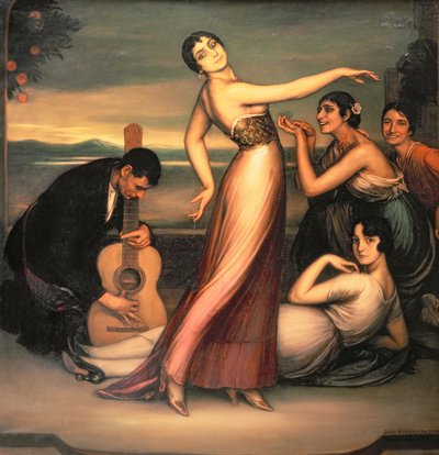 Bir Mutluluk Alegorisi by Julio Romero de Torres