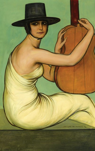 Kordovan Dora, 1925. by Julio Romero de Torres