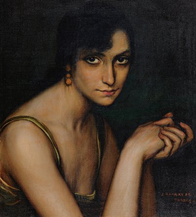 Julita Cerda, 1922-1925. by Julio Romero de Torres