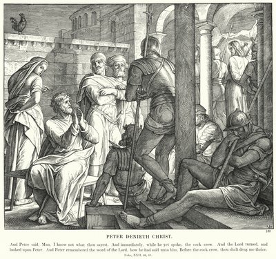 Peter Denieth Mesih (gravür) by Julius (after) Schnorr von Carolsfeld