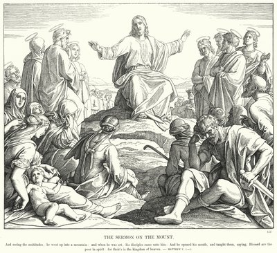Dağdaki Vaaz (gravür) by Julius (after) Schnorr von Carolsfeld