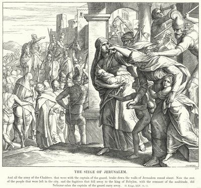 Kudüs Kuşatması (gravür) by Julius (after) Schnorr von Carolsfeld