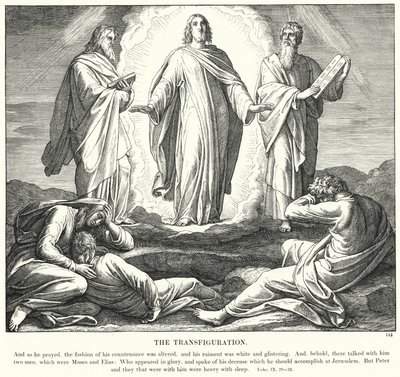 Başkalaşım (gravür) by Julius (after) Schnorr von Carolsfeld