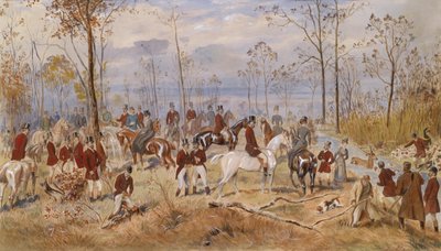 Tilki avcılığı, c. 1890 by Julius Blaas von