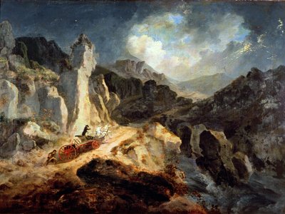 Fırtınada Bir Fayton by Julius Caesar Ibbetson