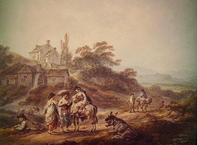 Su Değirmeni by Julius Caesar Ibbetson