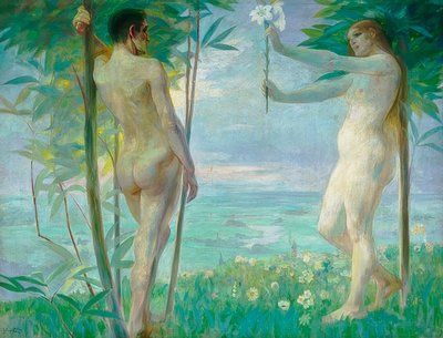 Adem ve Havva by Julius Exter