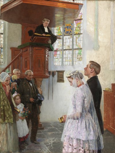 Düğün, c.1900 by Julius Gari Melchers