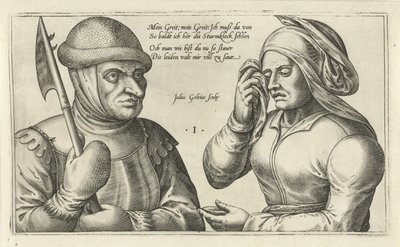 Bir askere veda Erkek ve kadın arasındaki ilişki hakkında kelime oyunları (dizi adı) by Julius Goltzius