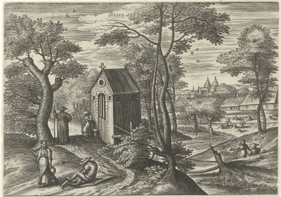 Temmuz Ivlivs (nesne üzerindeki başlık) On İki Ay (dizi adı) by Julius Goltzius