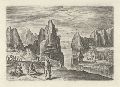 Mart Martivs (nesne üzerindeki başlık) On İki Ay (dizi adı) by Julius Goltzius