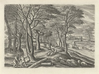Kasım (nesne üzerine başlık) On iki ay (dizi başlığı) by Julius Goltzius