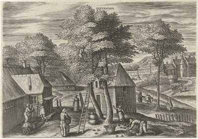 Eylül (nesne üzerindeki başlık) On İki Ay (dizi adı) by Julius Goltzius