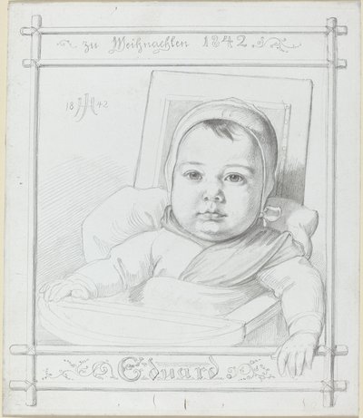Eduard, Sanatçının Bebek Oğlu by Julius Hubner