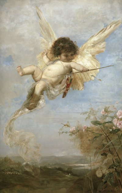 aşk tanrısı, 1878 by Julius Kronberg