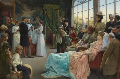 Vaftiz. 1892 by Julius Leblanc Stewart