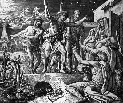 Çobanların Hayranlığı by Julius Schnorr von Carolsfeld