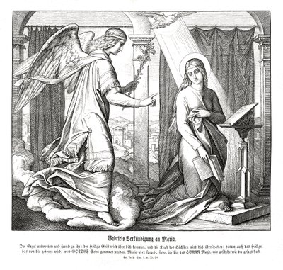 Müjde, Luka İncili by Julius Schnorr von Carolsfeld