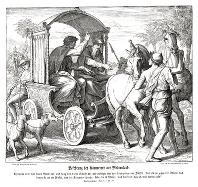 Kahyanın dönüştürülmesi, Havarilerin İşleri by Julius Schnorr von Carolsfeld
