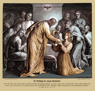 Eucharist, Matta İncili by Julius Schnorr von Carolsfeld