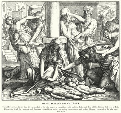 Herod Çocukları Slayeth by Julius Schnorr von Carolsfeld