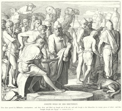 Kardeşleri Tarafından Satılan Yusuf by Julius Schnorr von Carolsfeld