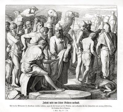 Yusuf kardeşleri Genesis tarafından satılır. by Julius Schnorr von Carolsfeld
