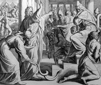 Moise ve Harun by Julius Schnorr von Carolsfeld