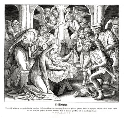 Doğuş, Luka İncili by Julius Schnorr von Carolsfeld
