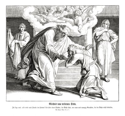 İyi Samiriyeli benzetmesi, Luka İncili by Julius Schnorr von Carolsfeld