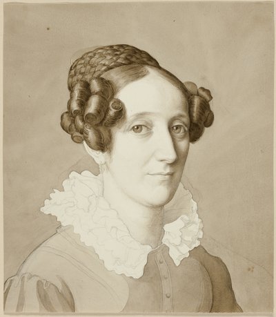 Bir Kadının Portresi by Julius Schnorr von Carolsfeld