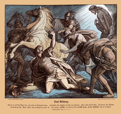 Şam yolunda Saul, Havarilerin İşleri by Julius Schnorr von Carolsfeld