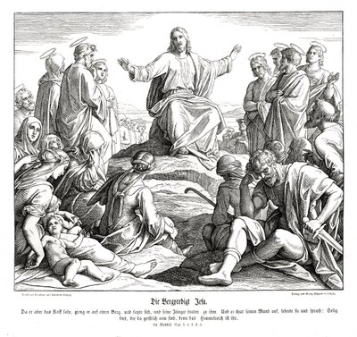 Dağdaki Vaaz, Matta İncili by Julius Schnorr von Carolsfeld