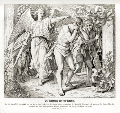 Cennetten Sürgün, Genesis by Julius Schnorr von Carolsfeld