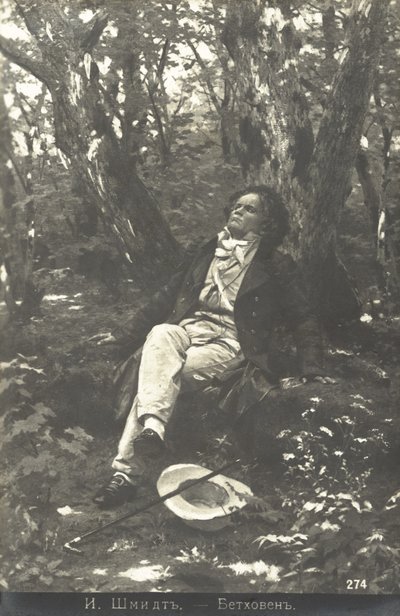 Ormandaki Beethoven by Julius or Jules Schmidt