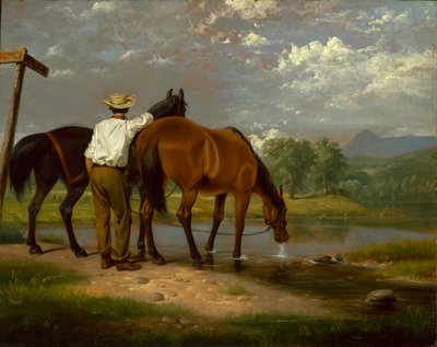Atları Sulamak by Junius Brutus Stearns