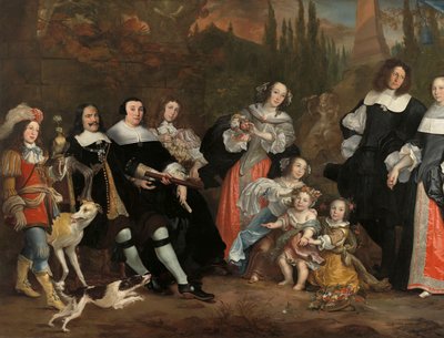 Michiel de Ruyter ve Ailesi by Juriaen Jacobsz.