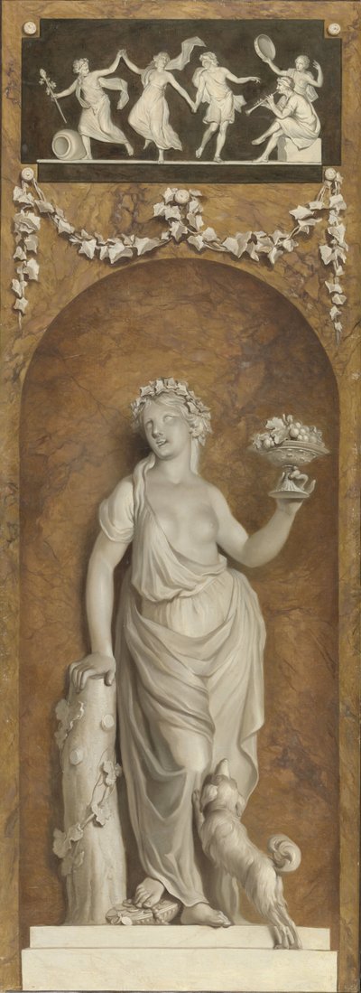 Bacchante ile duvar kağıdı boyama by Jurriaan Andriessen
