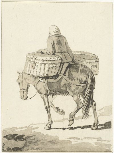 atlı kadın by Jurriaan Cootwijck (attributed to)