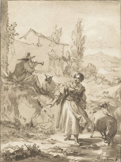 shawm ile çoban by Jurriaan Cootwijck