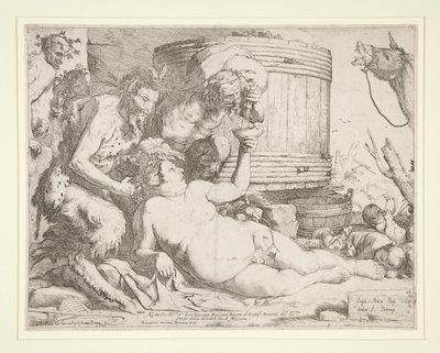 Bacchanal (Sarhoş Silenus) by Jusepe de Ribera