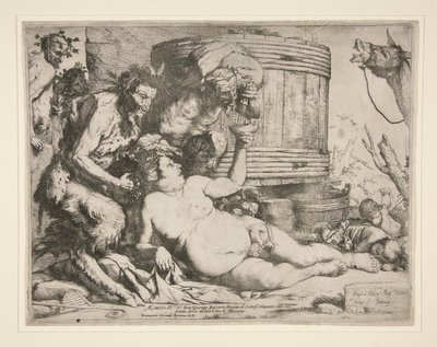 Bacchanal (Sarhoş Silenus) by Jusepe de Ribera
