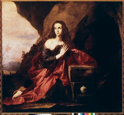 Mecdelli Meryem dua ediyor (tuval üzerine yağlı boya by Jusepe de Ribera