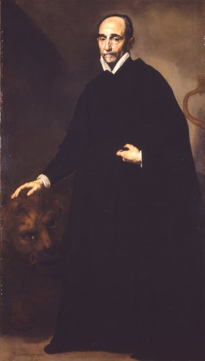 Bir Cizvit Misyonerinin Portresi by Jusepe de Ribera