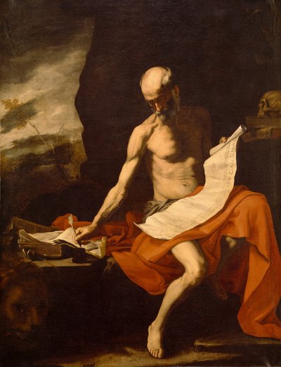 Aziz Jerome Vahşi Doğada by Jusepe de Ribera