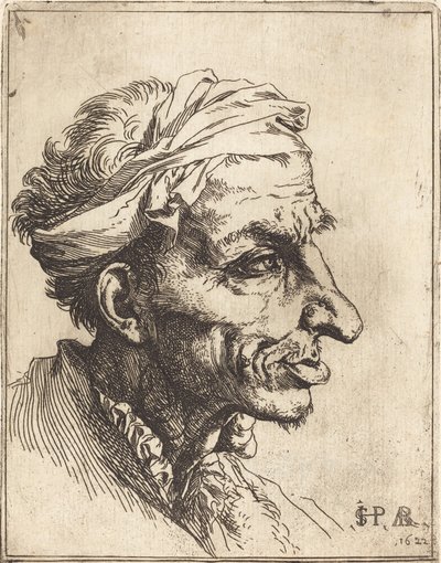 Küçük Grotesk Kafa by Jusepe de Ribera