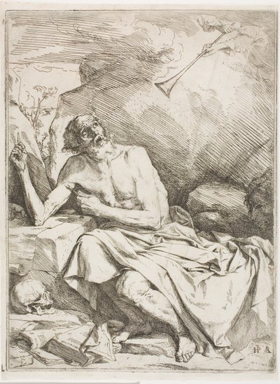Aziz Jerome Son Yargının Trompetini Duyuyor by Jusepe de Ribera