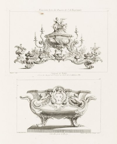 Dokuzuncu Eser Dizisi, J.A. Meisonnier, Surtout de Table by Juste Aurèle Meissonnier